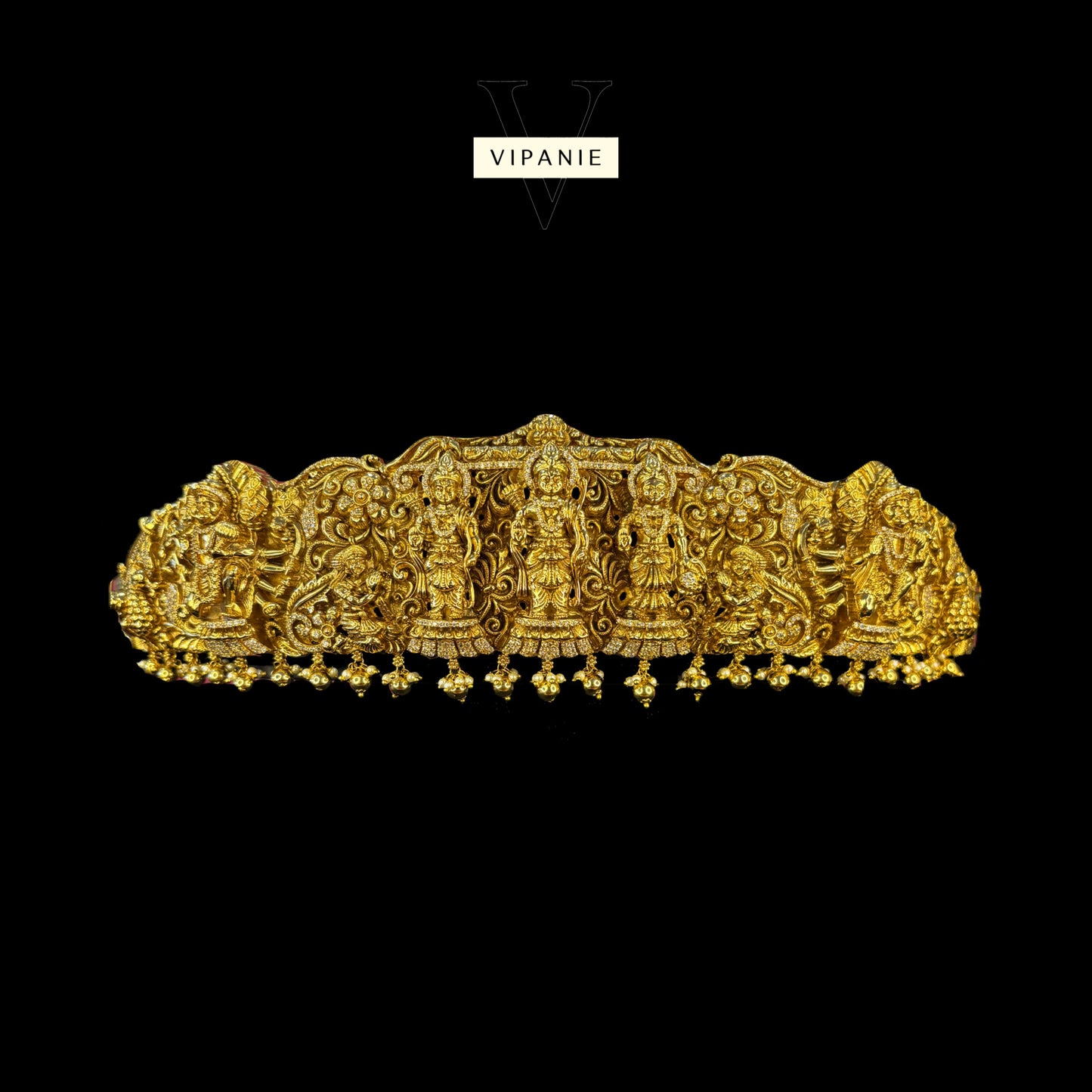 Antique Intricate Nakshi Waistbelt-V1035