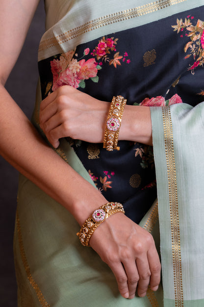 Antique Enamel Bangles - V1010