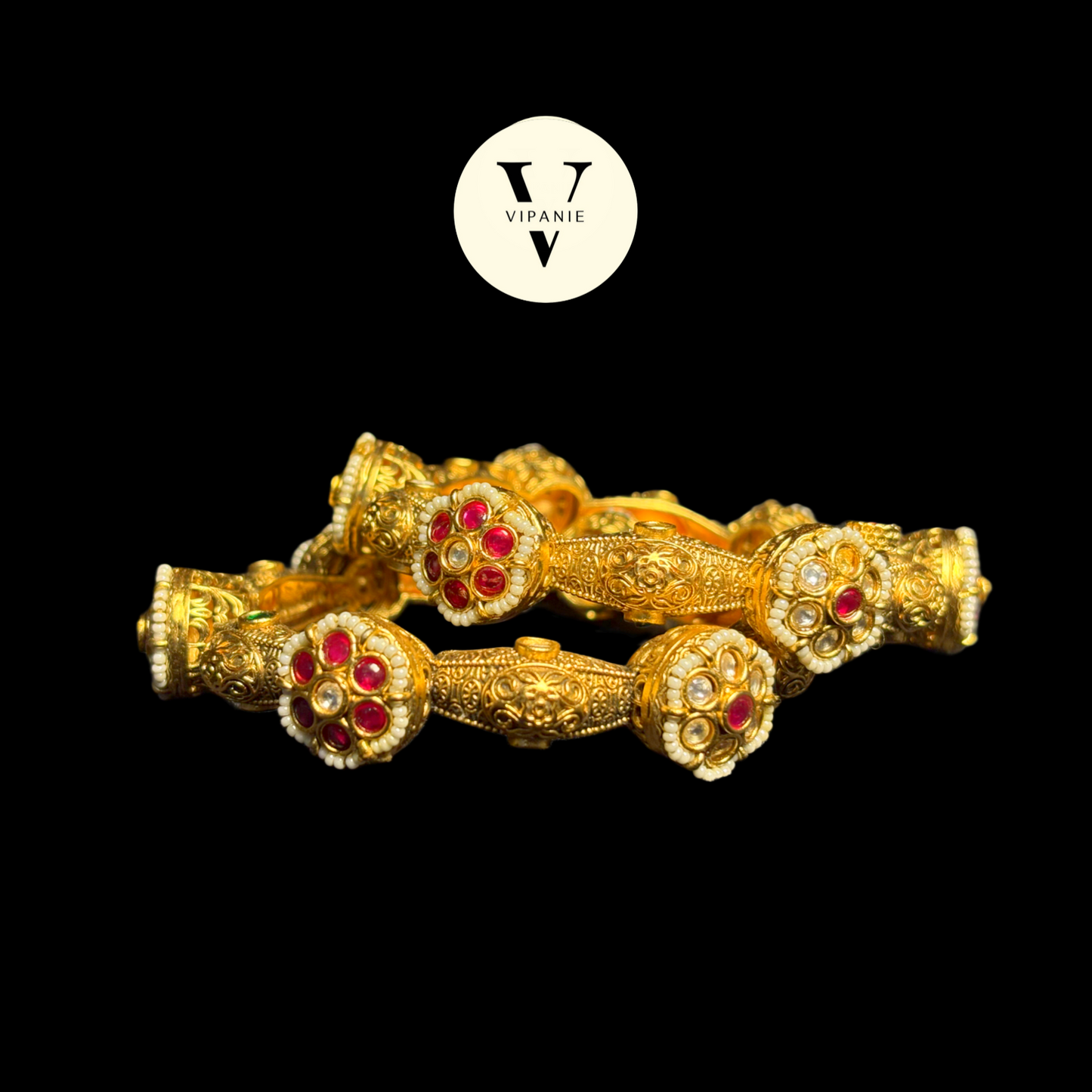 Antique Pearl Bangles - V1003