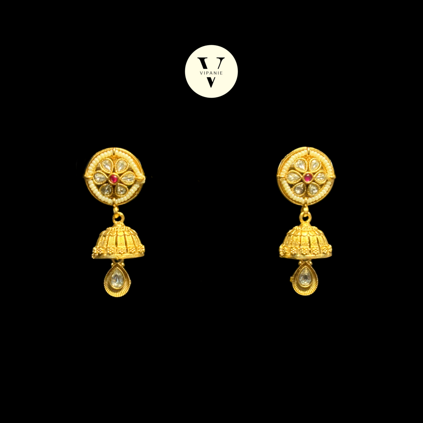 Antique Choker with earrings-V1058